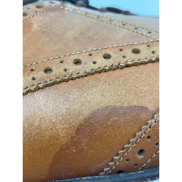 Ted Baker Hosei Men\'s Brown Leather Wing Cap Brogue Oxford Dress Shoes Size 11 main image 6
